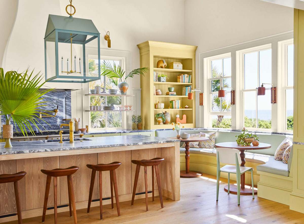 Kitchen with Banquette Seating