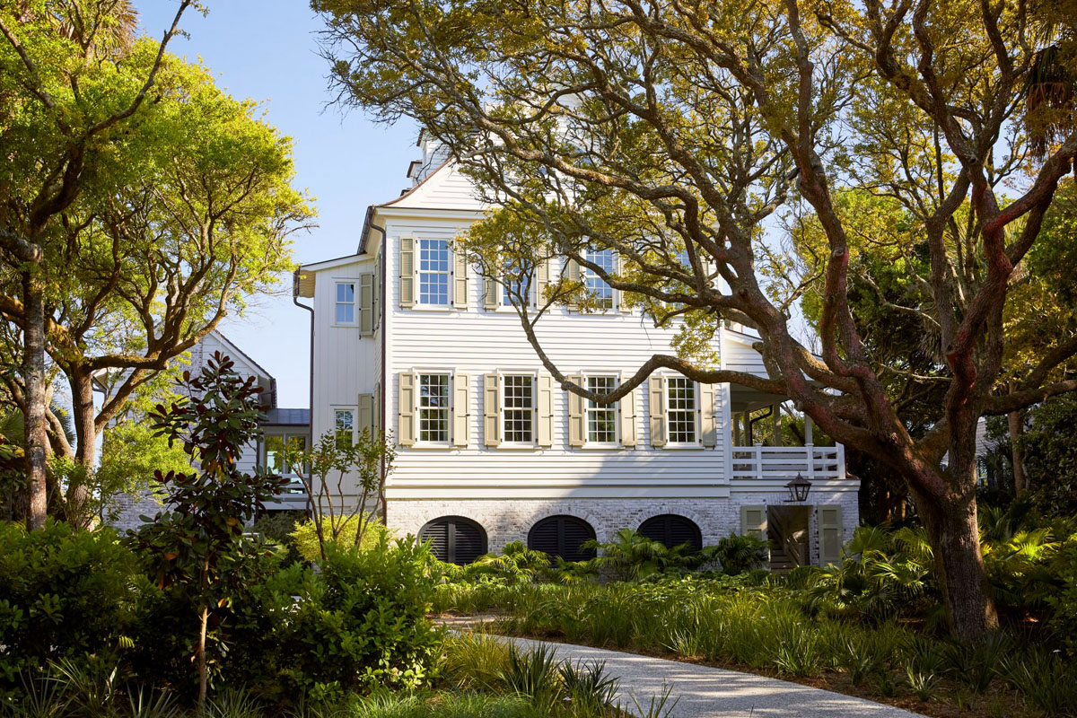 Charleston-Style Beach House with Lowcountry Architecture