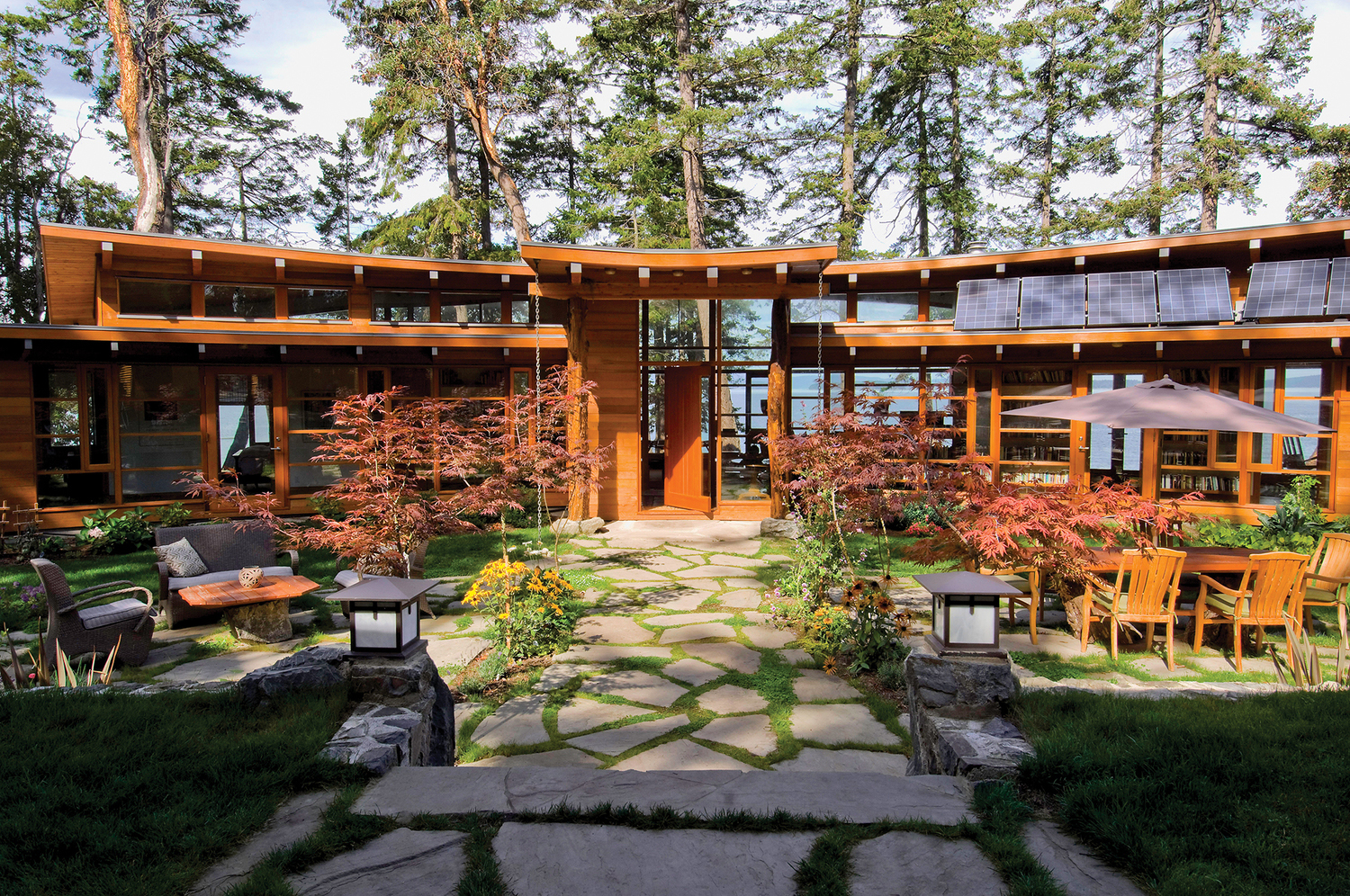 Timber Framed Sanctuary in the Forest