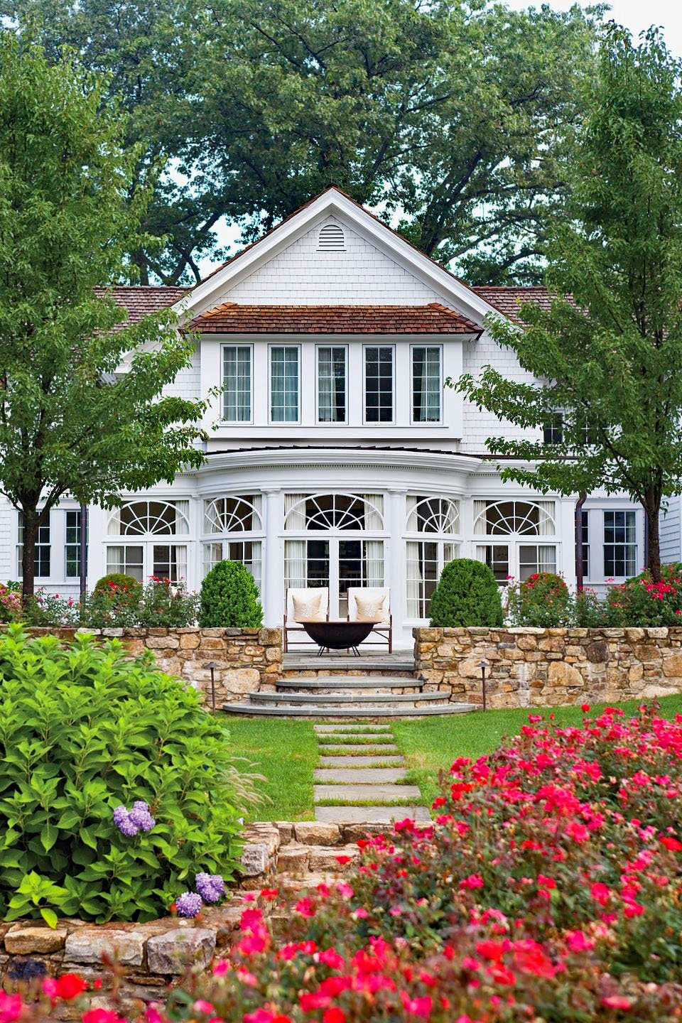 Cottage Style Home with Palladian Windows