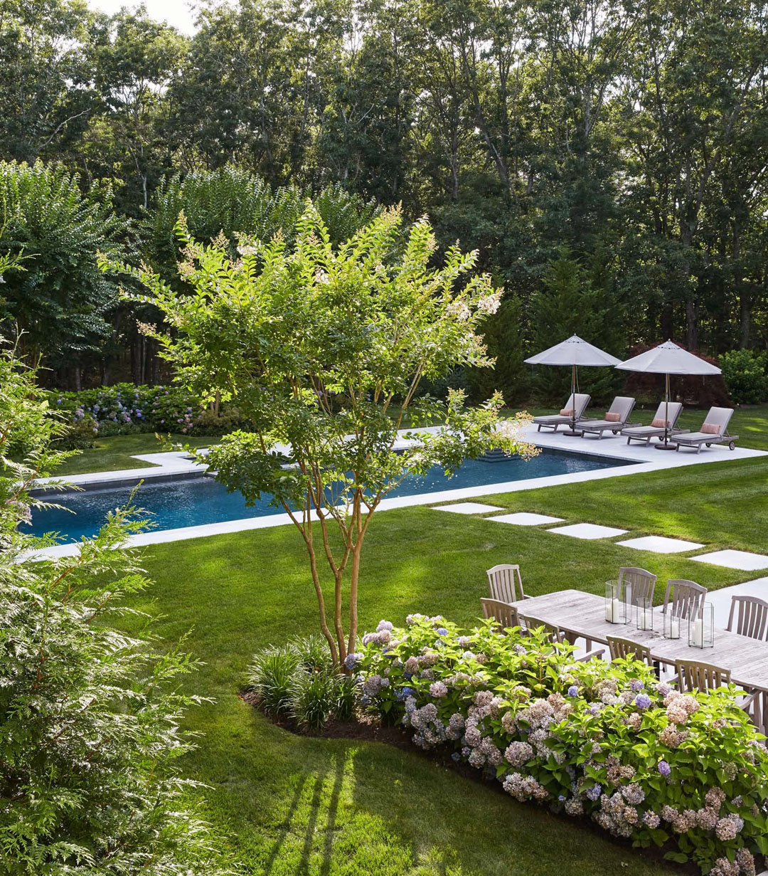 Classic Hamptons Home with Lush Pool Backyard