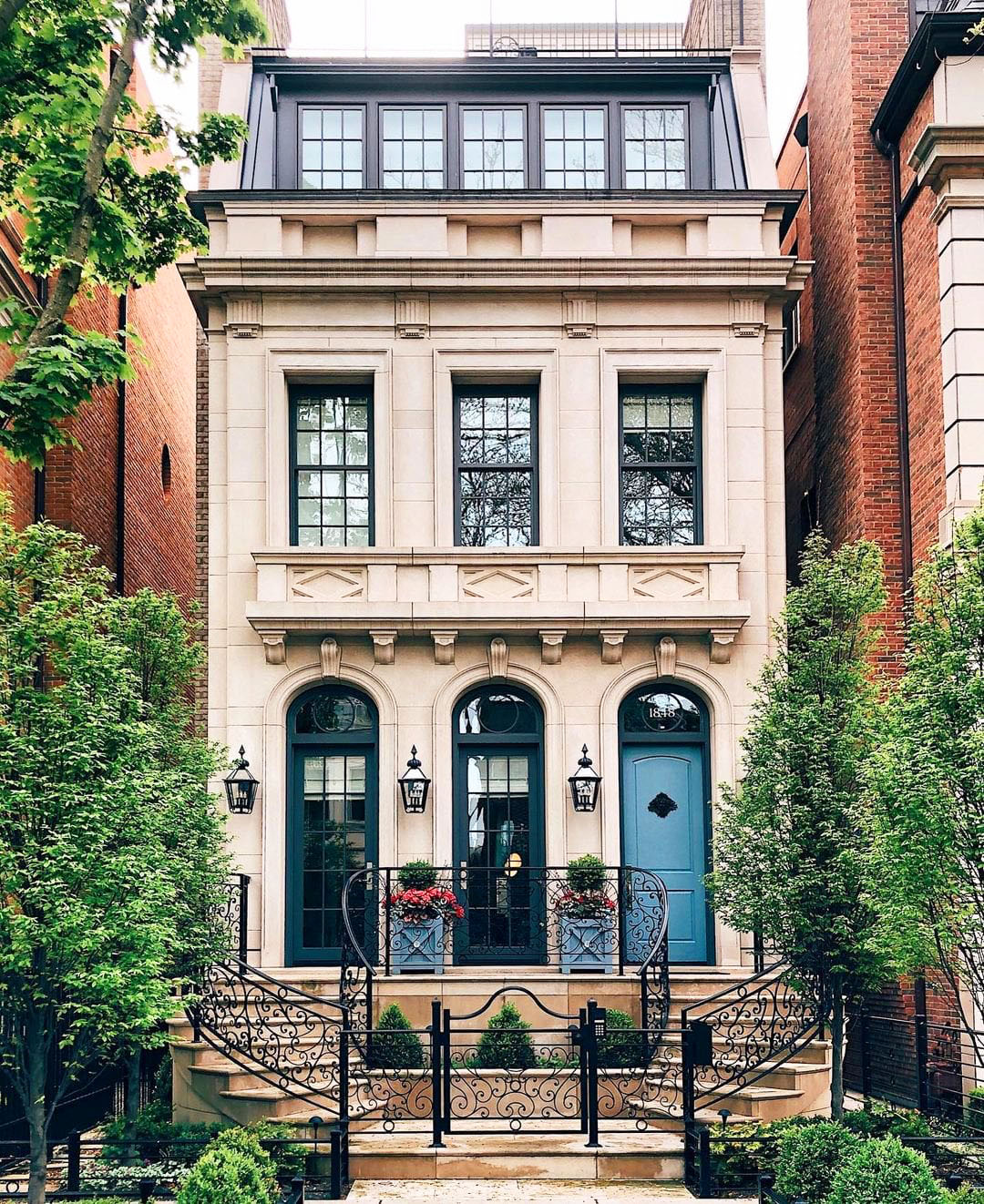 Neo-Beaux-Arts Parisian Style Townhouse