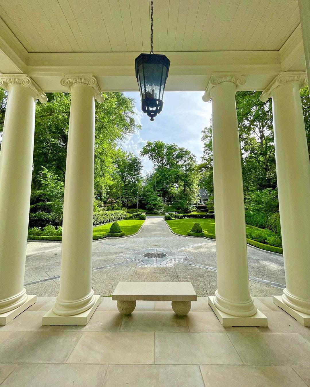 Front Entry with Classical Columns