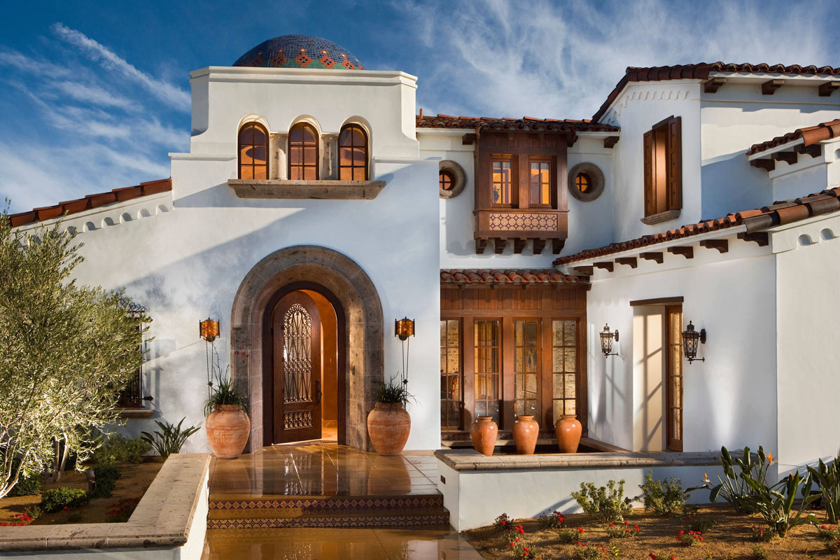 Spanish Mediterranean Architecture With Moorish Influence spanish-mediterranean-architecture-with-moorish-influence