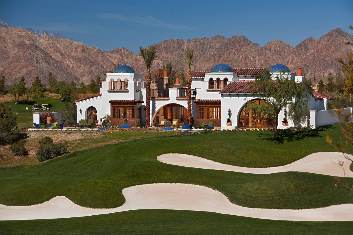 Golf Course Luxury Home with Mountain Backdrop