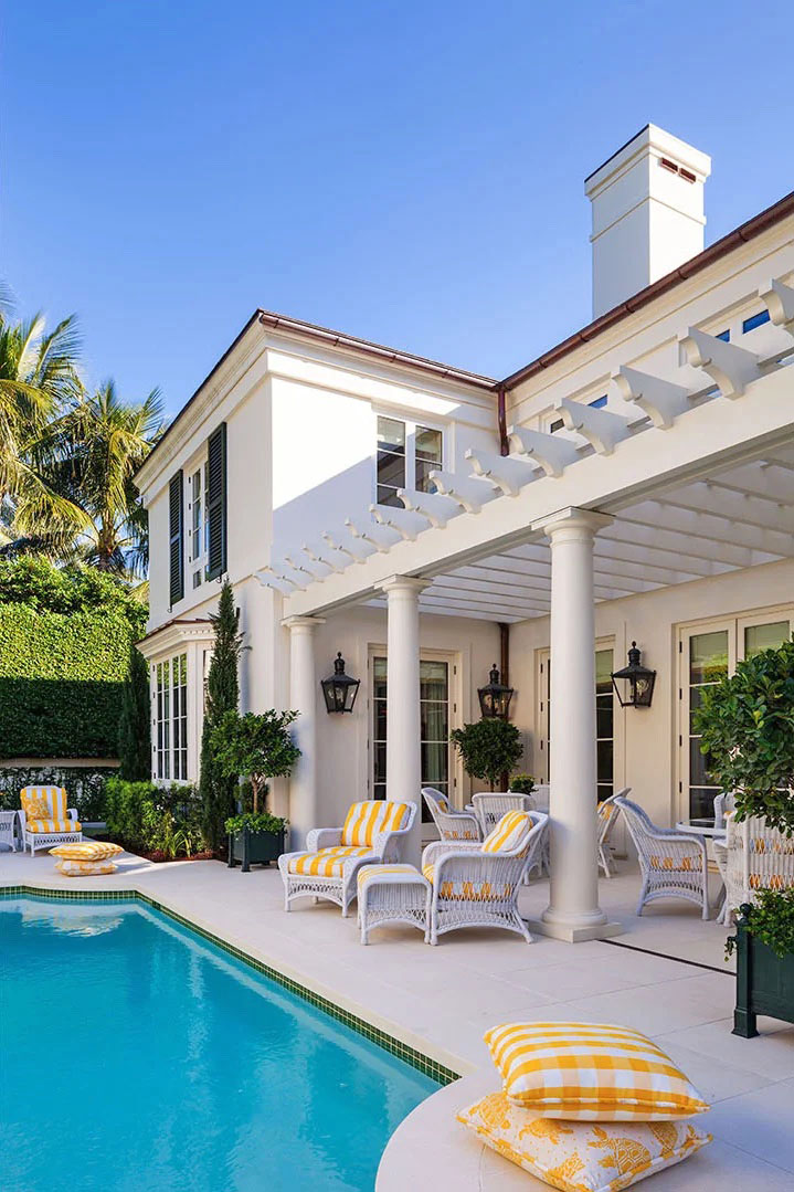 Tuscan Columns Backyard Patio