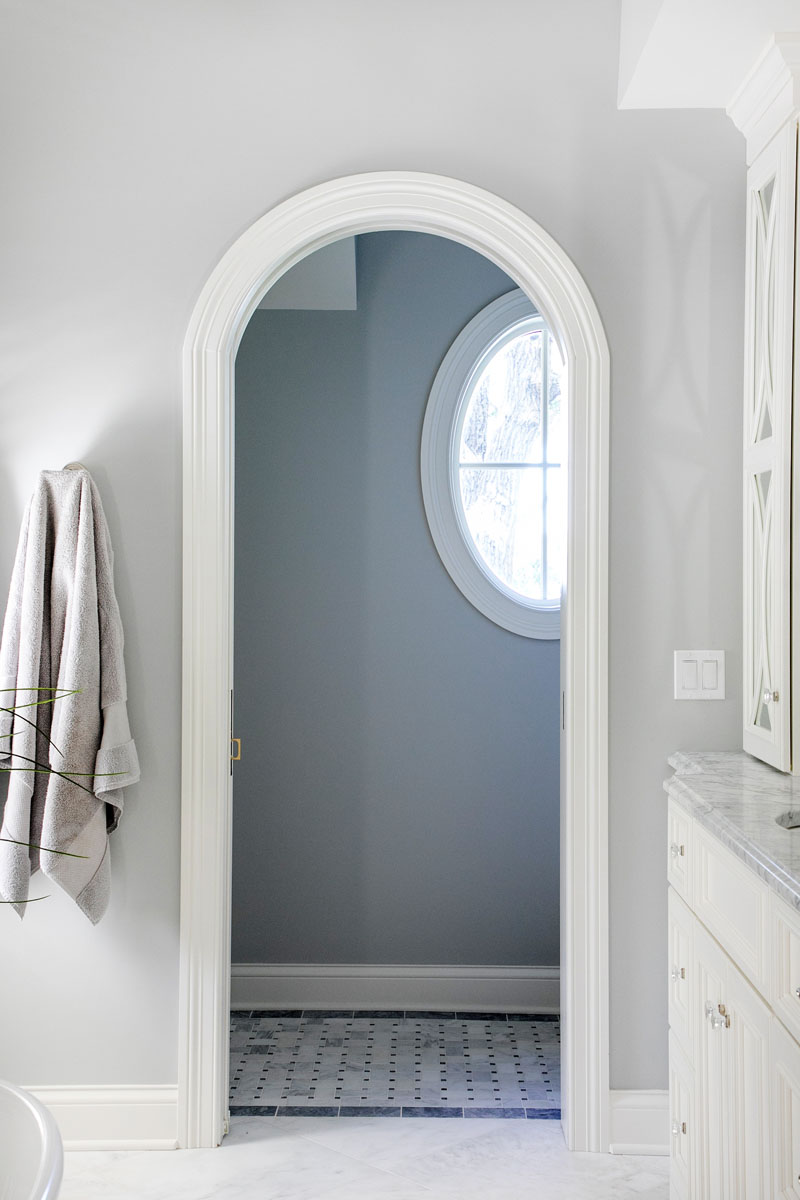 Bathroom Arched Doorway