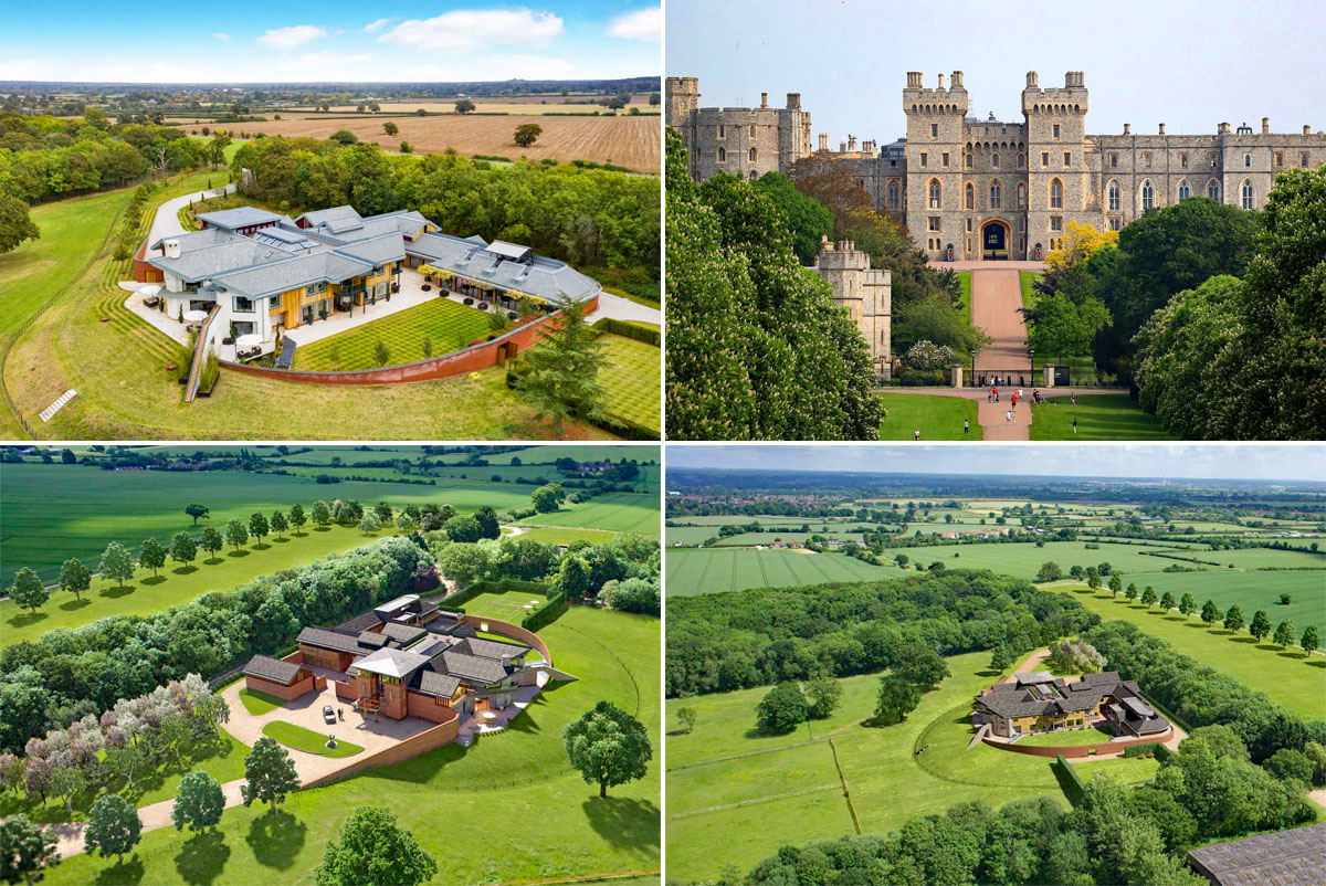 Luxury Modern Country Estate with View of Windsor Castle