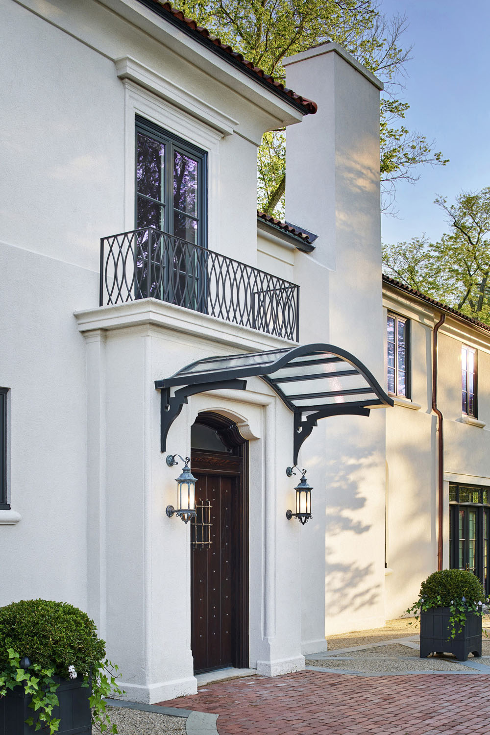 Art Deco Inspired Entrance with Canopy