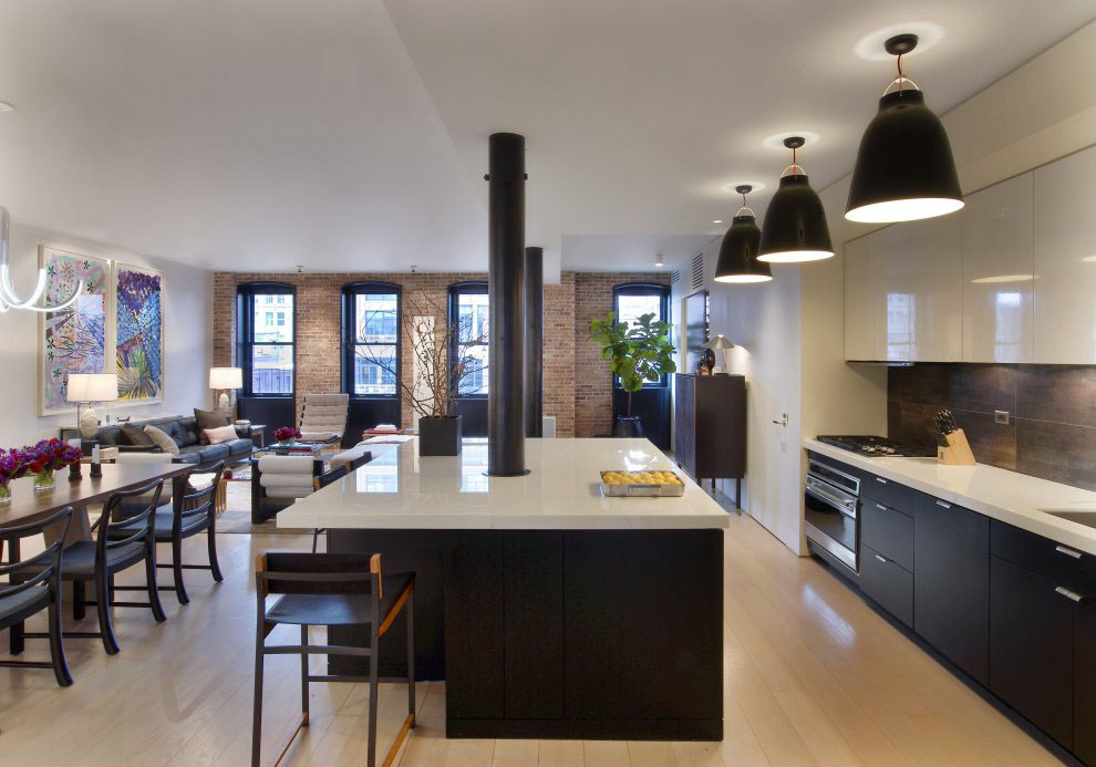 Contemporary Tribeca Apartment In New York City Idesignarch