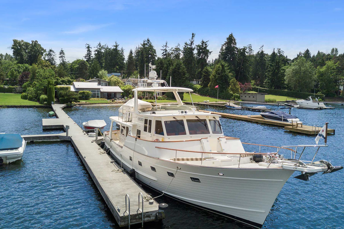 Modern Waterfront Home with Private Boat Dock