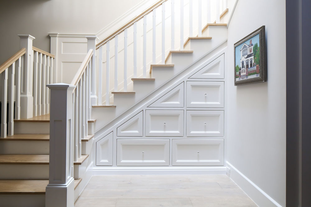 Under the Staircase Storage Drawers