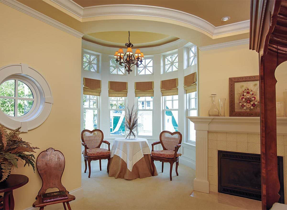 Elegant Circular Sitting Nook