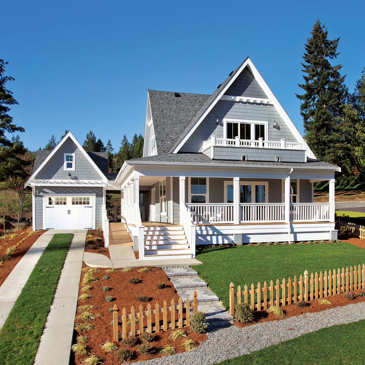 Single Garage Craftsman Home