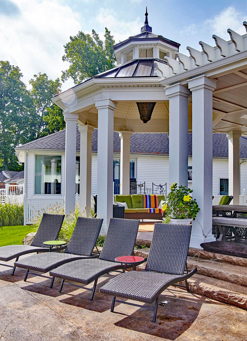 Octagonal Porch with Cupola