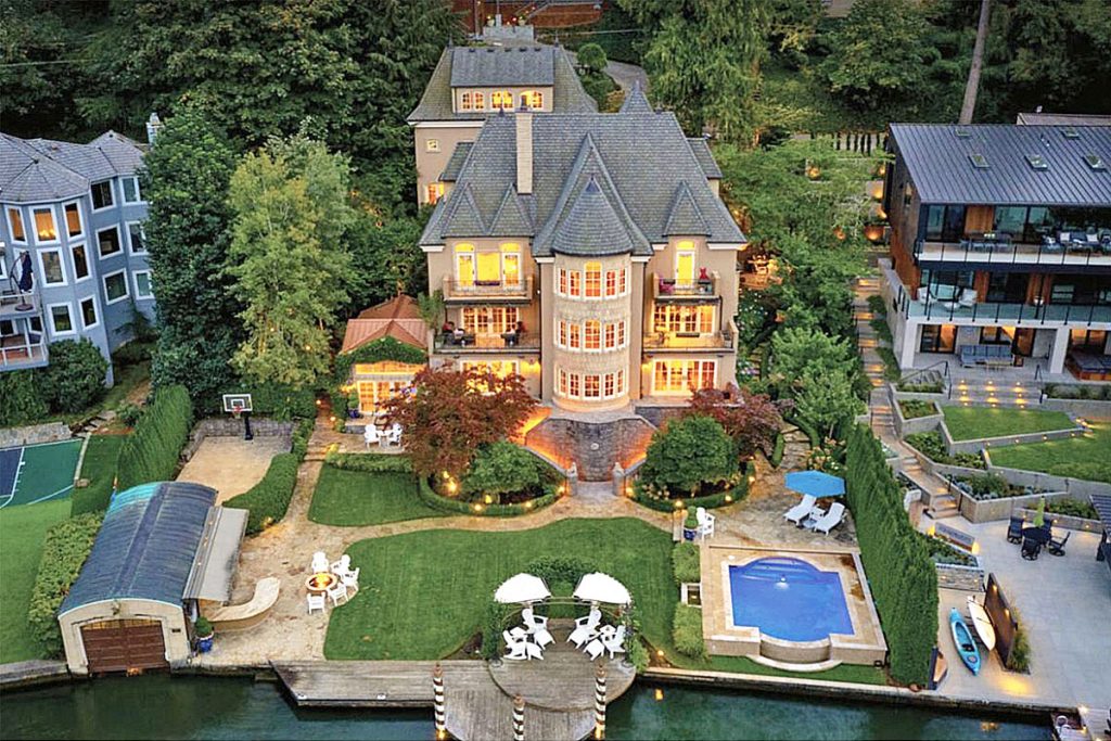 Breathtaking European Style Oswego Lakefront Dream Home