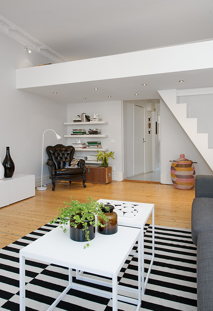 Custom-Built Small Loft Apartment In Stockholm | iDesignArch | Interior