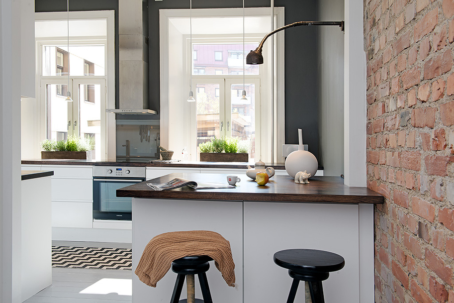 Custom-Built Small Loft Apartment In Stockholm | iDesignArch | Interior