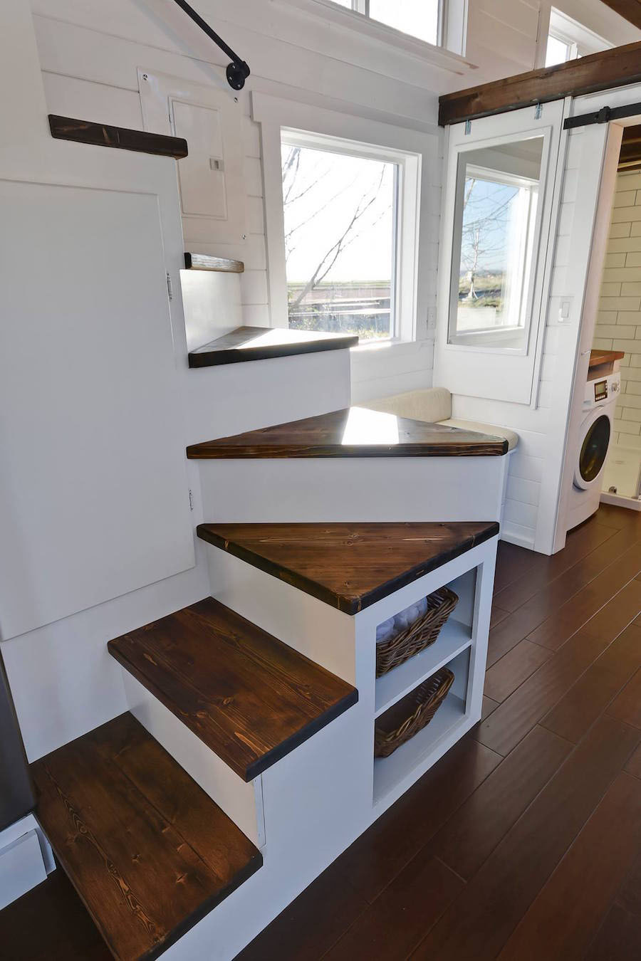 Custom Mobile Tiny House With Large Kitchen And Two Lofts ...
