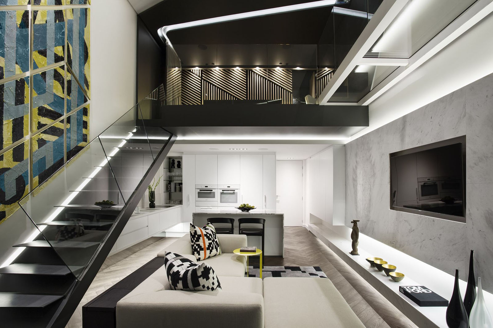Luxury Contemporary Duplex Loft