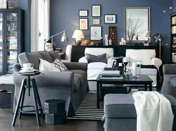 Decorating Ideas For Living Rooms From IKEA | iDesignArch | Interior