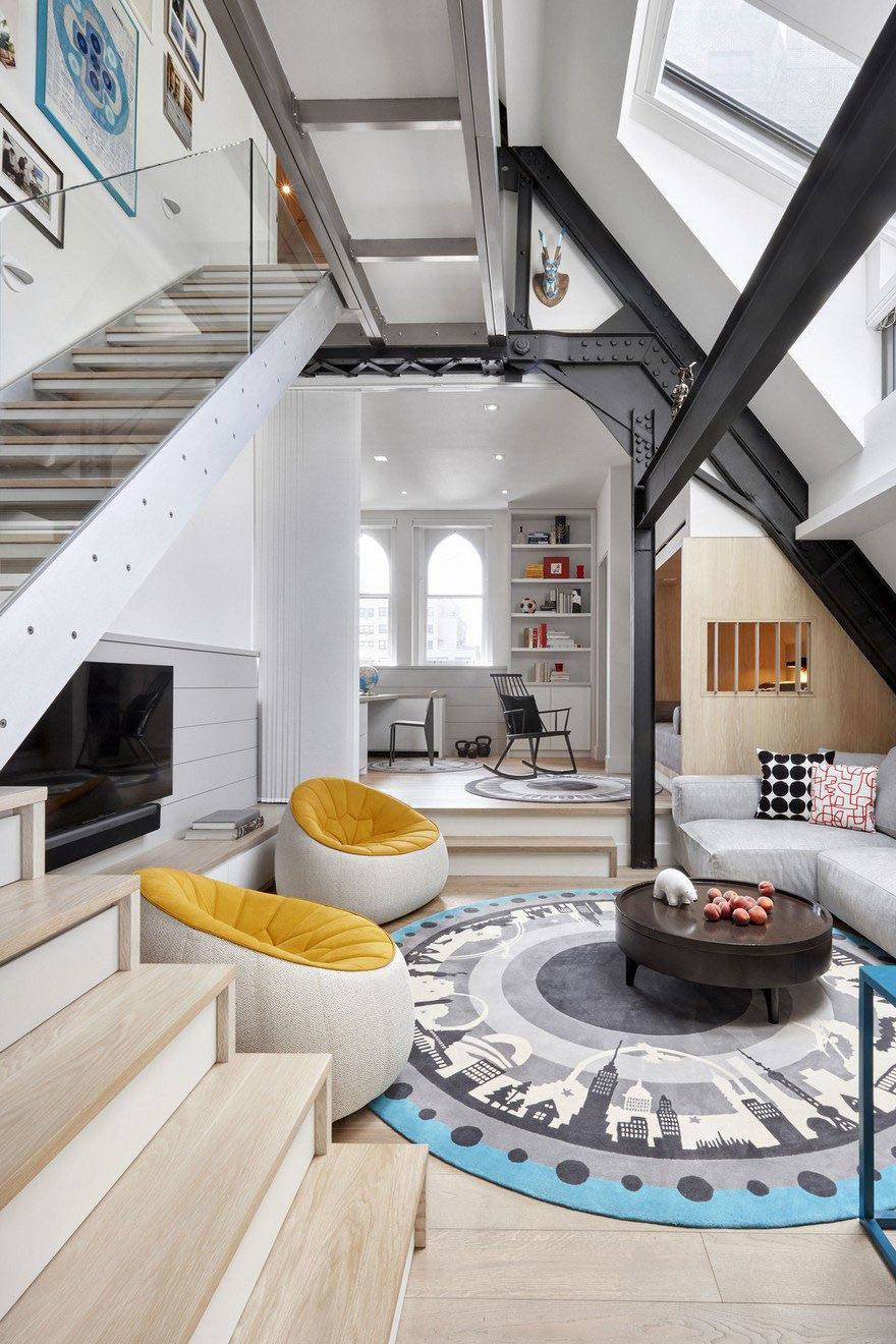 Church Conversion to Modern Penthouse Apartment