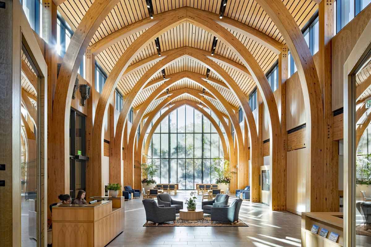 Modern Gothic Style Wood Arches