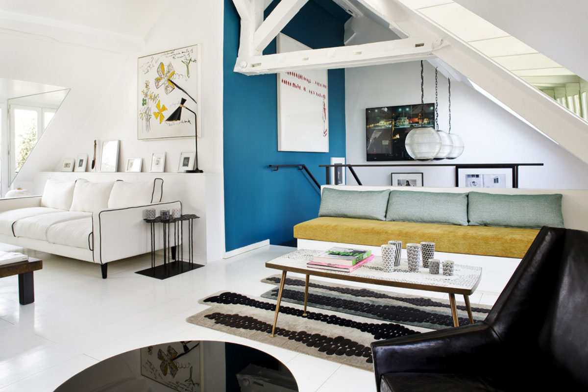 Chic Parisian Duplex Apartment