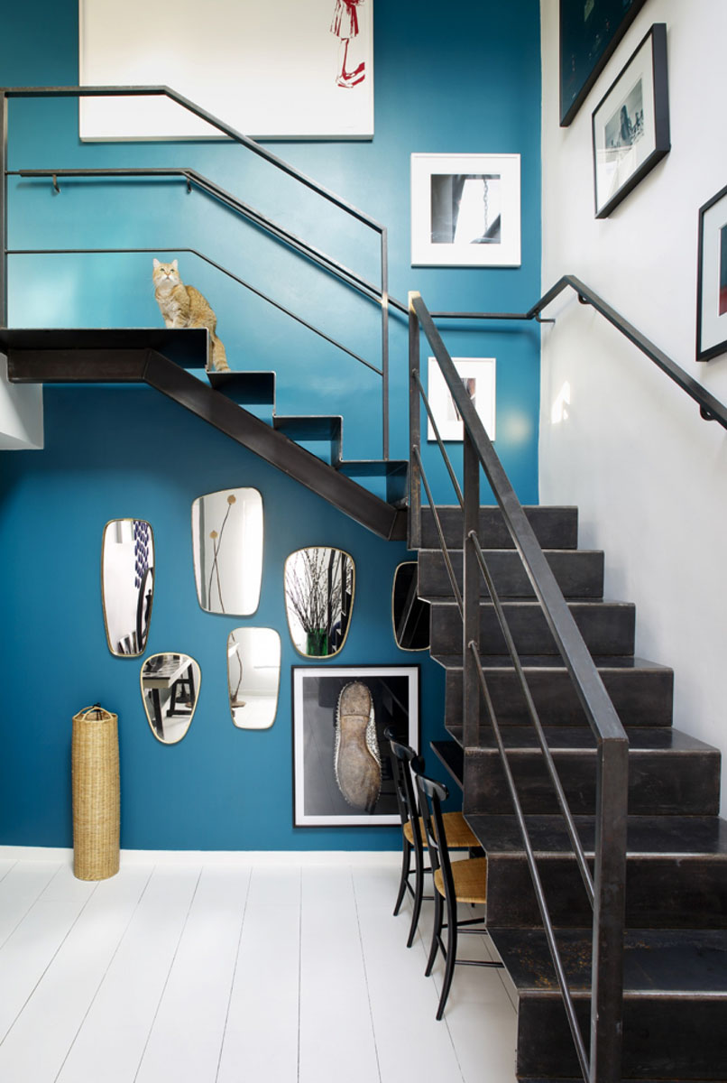 Modern Paris Apartment Staircase