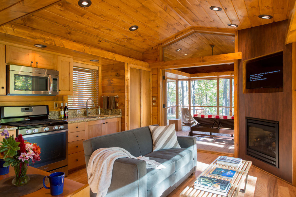 Charming Tiny Cabin Vacation Home iDesignArch Interior ... Charming Tiny Cabin Vacation Home iDesignArch Interior ...