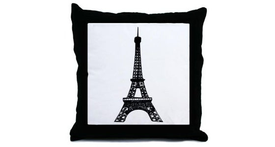 Eiffe-Tower-Throw-Pillow