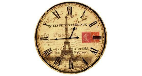 Eiffel-Tower-Wall-Clock