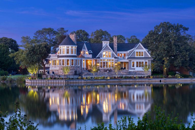 Luxury Homes For Sale In Delaware Timeless Stone and Shingle Luxury Dream Home on Silver Lake