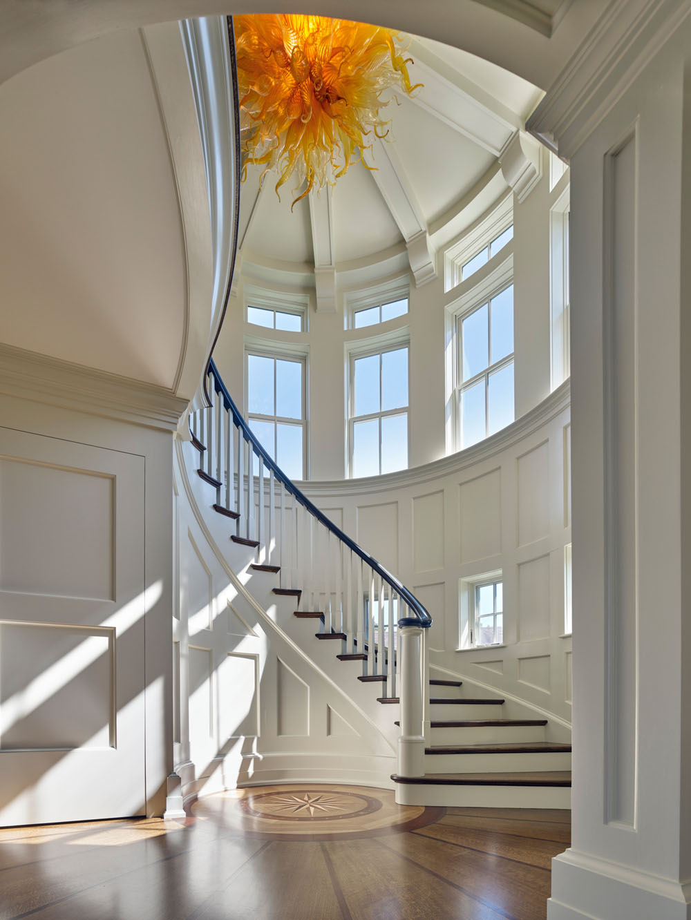 Dramatic Circular Staircase