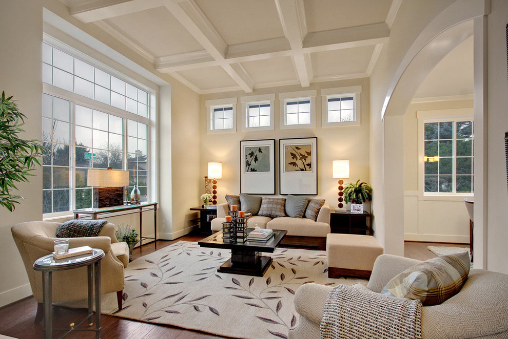 Elegant Contemporary Traditional Living, Traditional Living Rooms