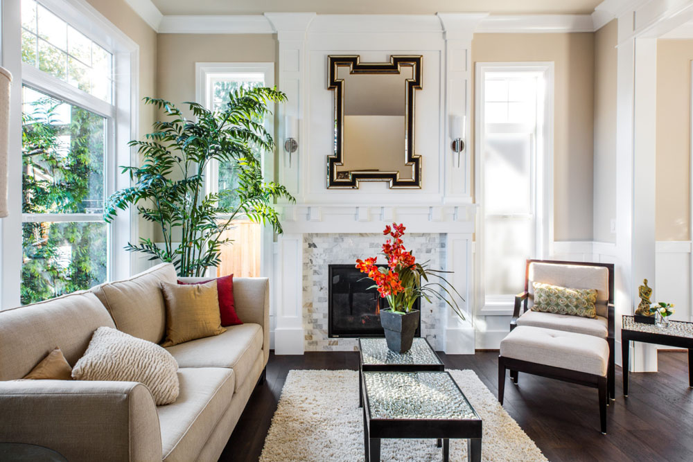 Elegant Contemporary Traditional Living, Traditional Living Room Decor