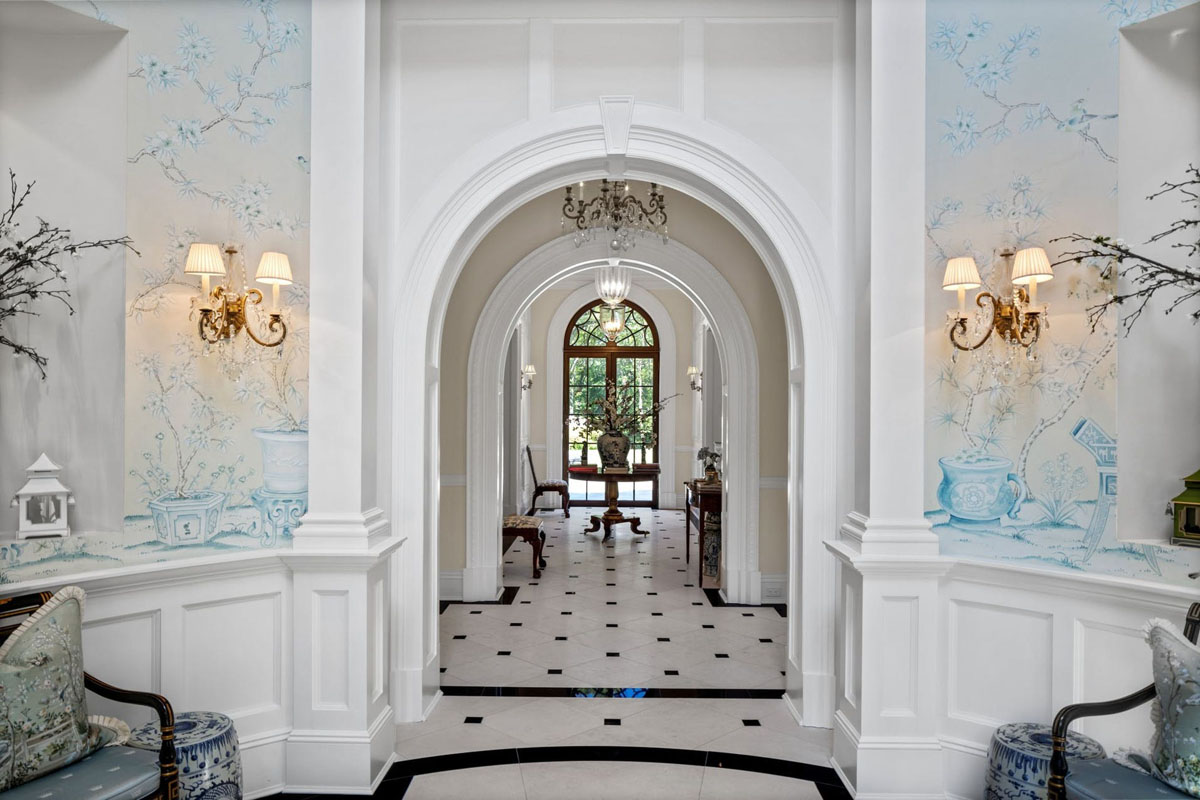 Elegant Arched Hallway