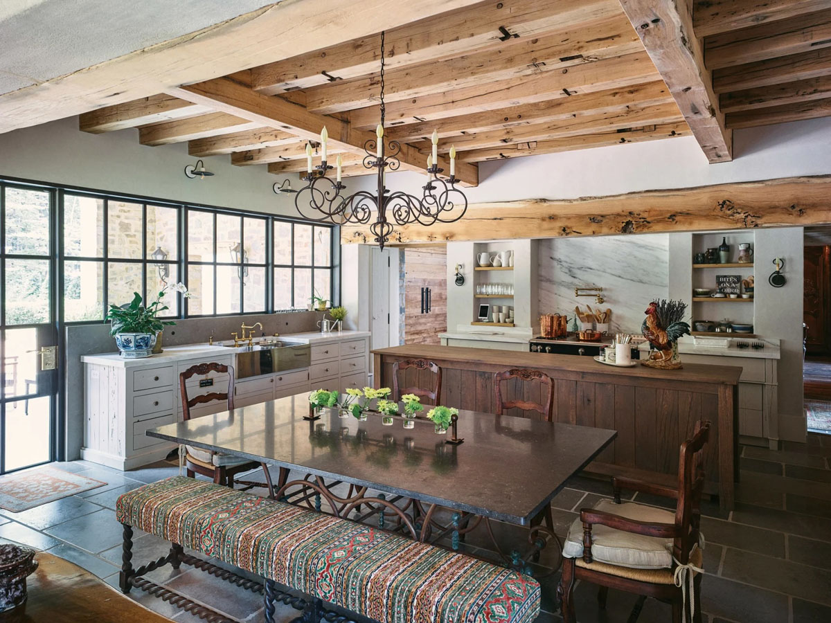 Traditional French Style Country Kitchen
