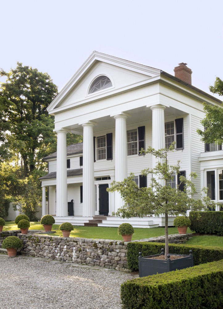 Greek Revival Mansion With Classical Doric Columns