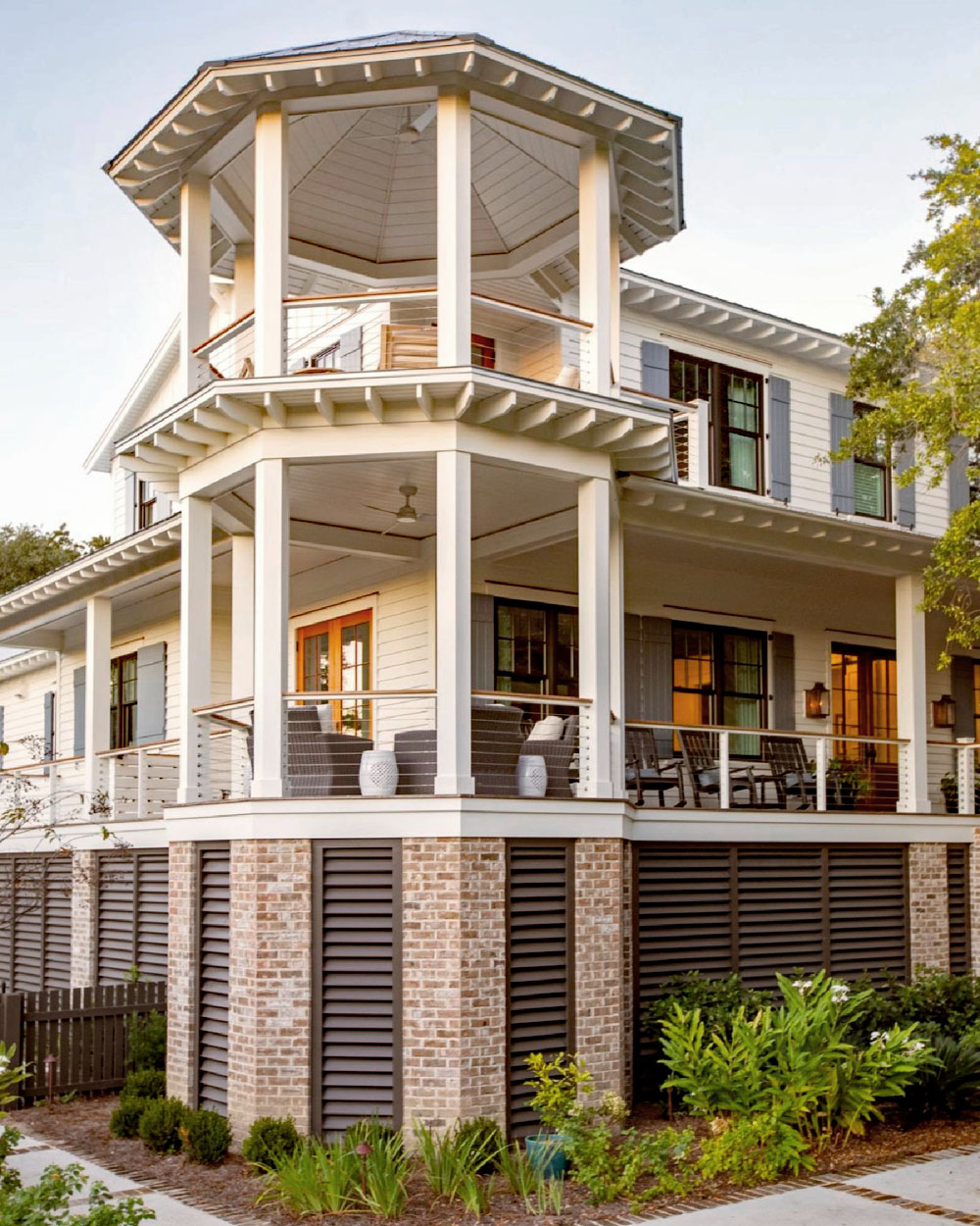 Octagonal Covered Porch