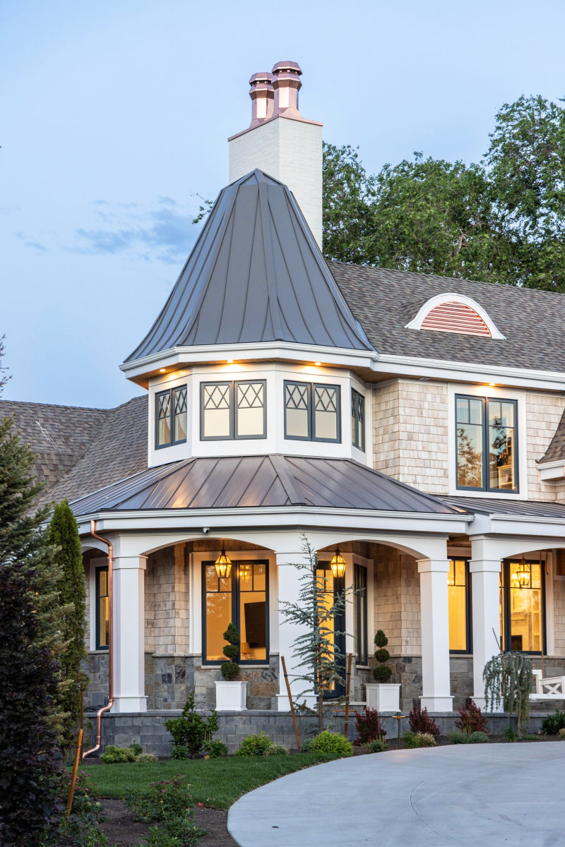 Luxury Home with a 2-Story Turret