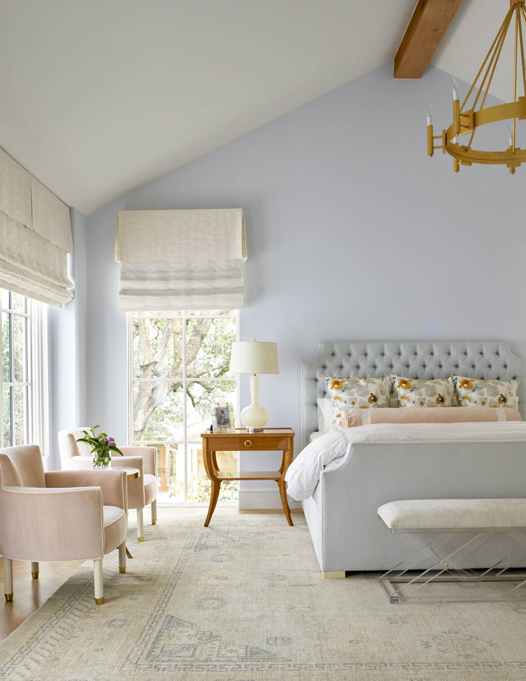 Pastel Blue Bedroom Design