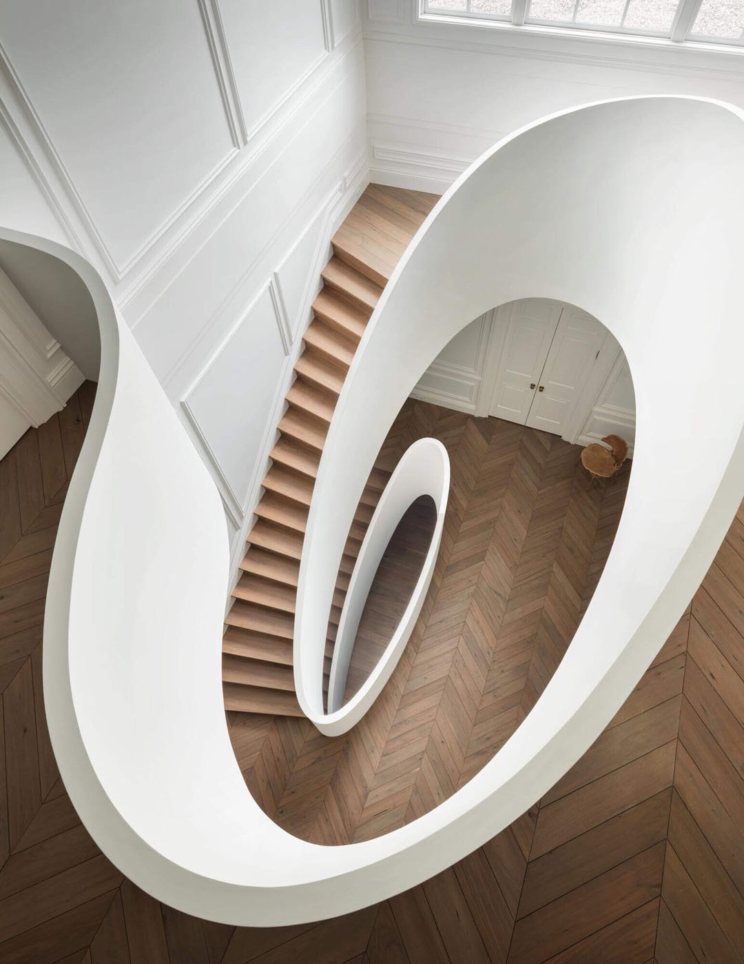 Modernist Spiral Staircase