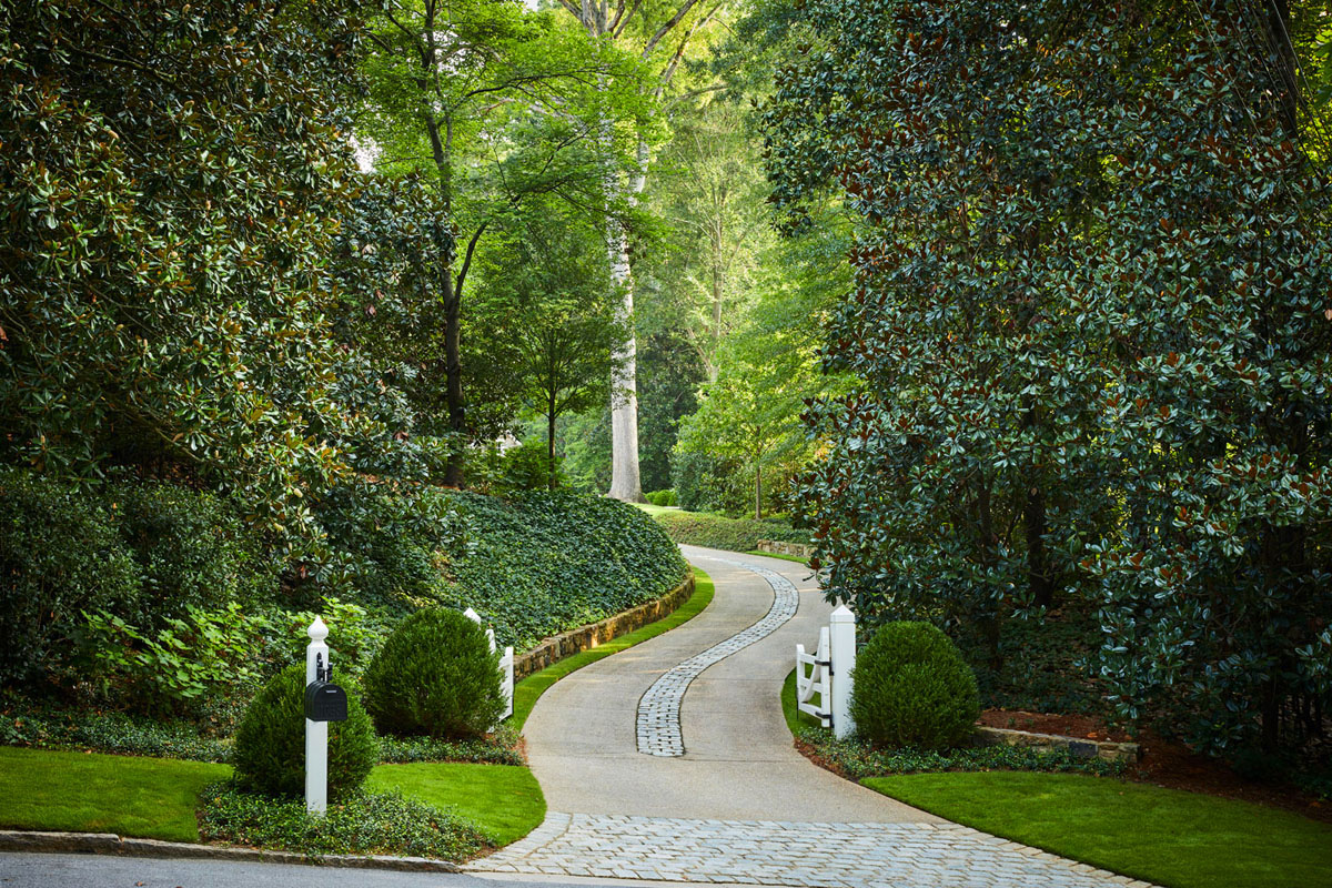 Picturesque Winding Driveway
