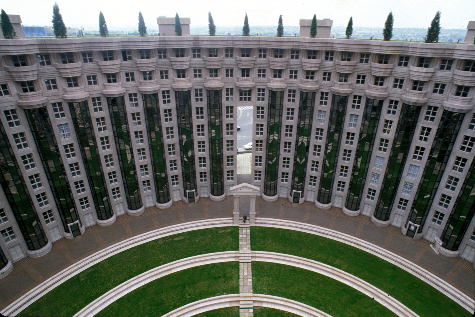 Arc Shaped Apartment Building