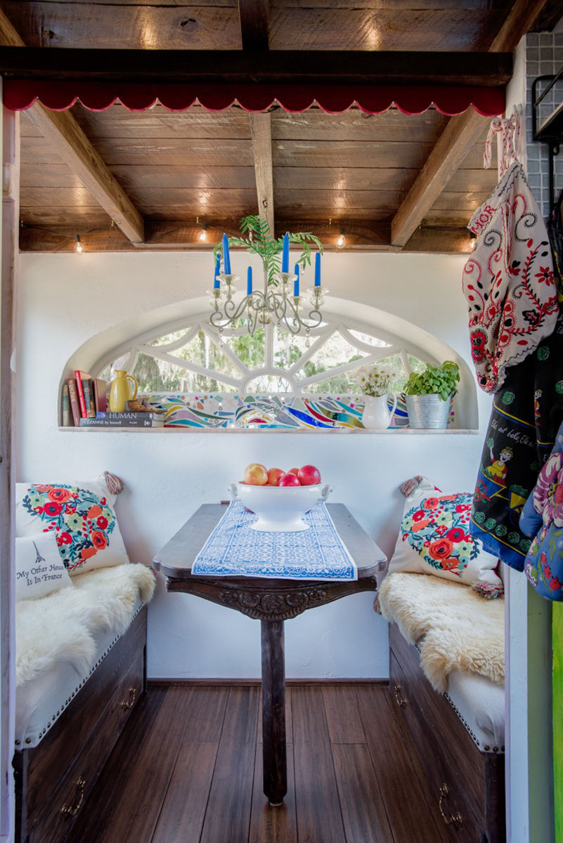 Bohemian Tiny House Constructed Using Reclaimed and Handmade Materials