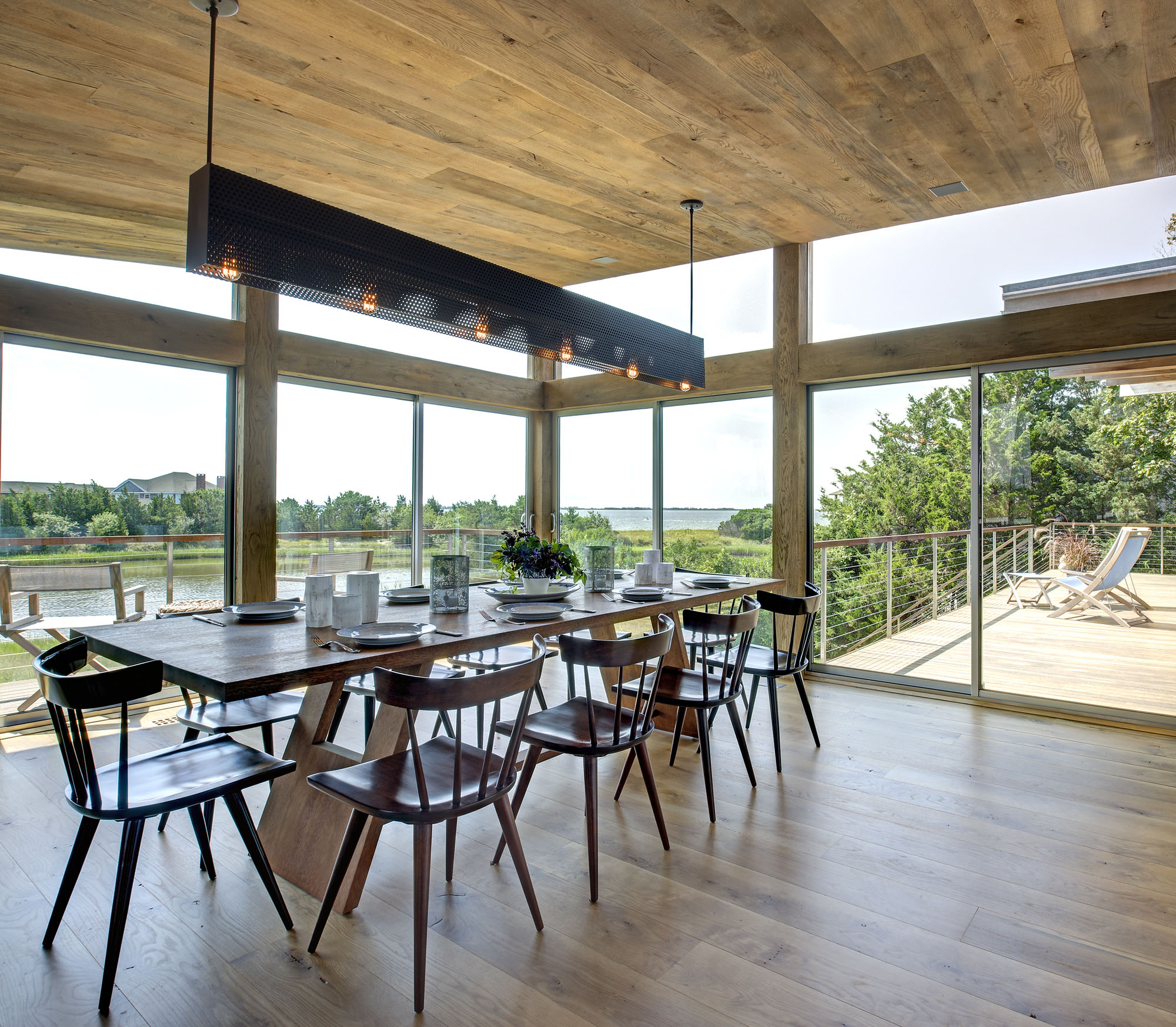 Dining Room with Water View