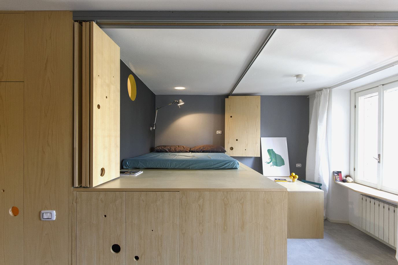 Flexible-Studio-Apartment-Milan_10 | iDesignArch | Interior Design