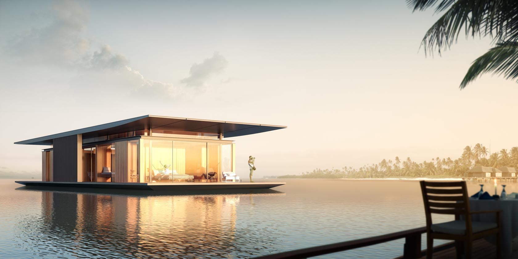 Minimalist Mobile Floating House | iDesignArch | Interior Design