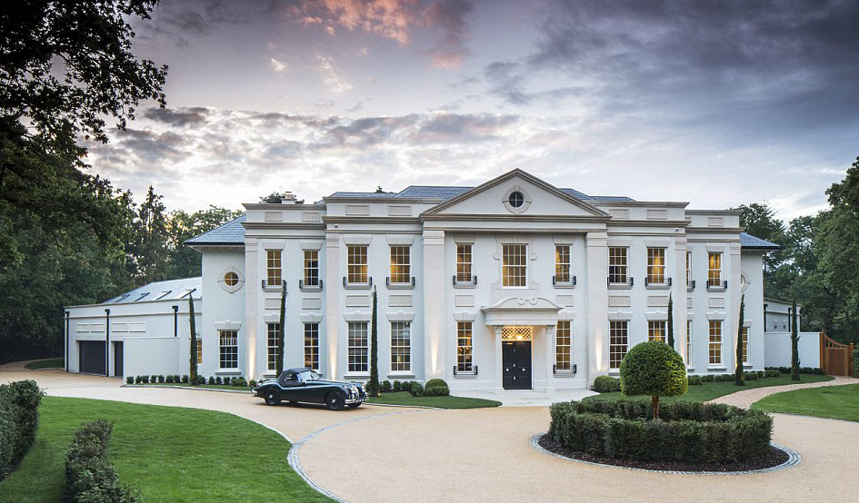 England Modern House Stunning Contemporary Classical Mansion In Surrey England Modern House Stunning Contemporary Classical Mansion In Surrey